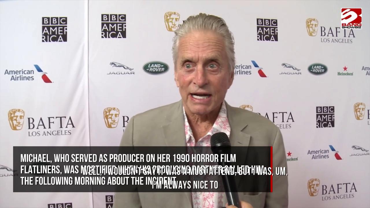 Video thumbnail for Michael Douglas reveals drunken interaction with Julia Roberts that left him mortified.