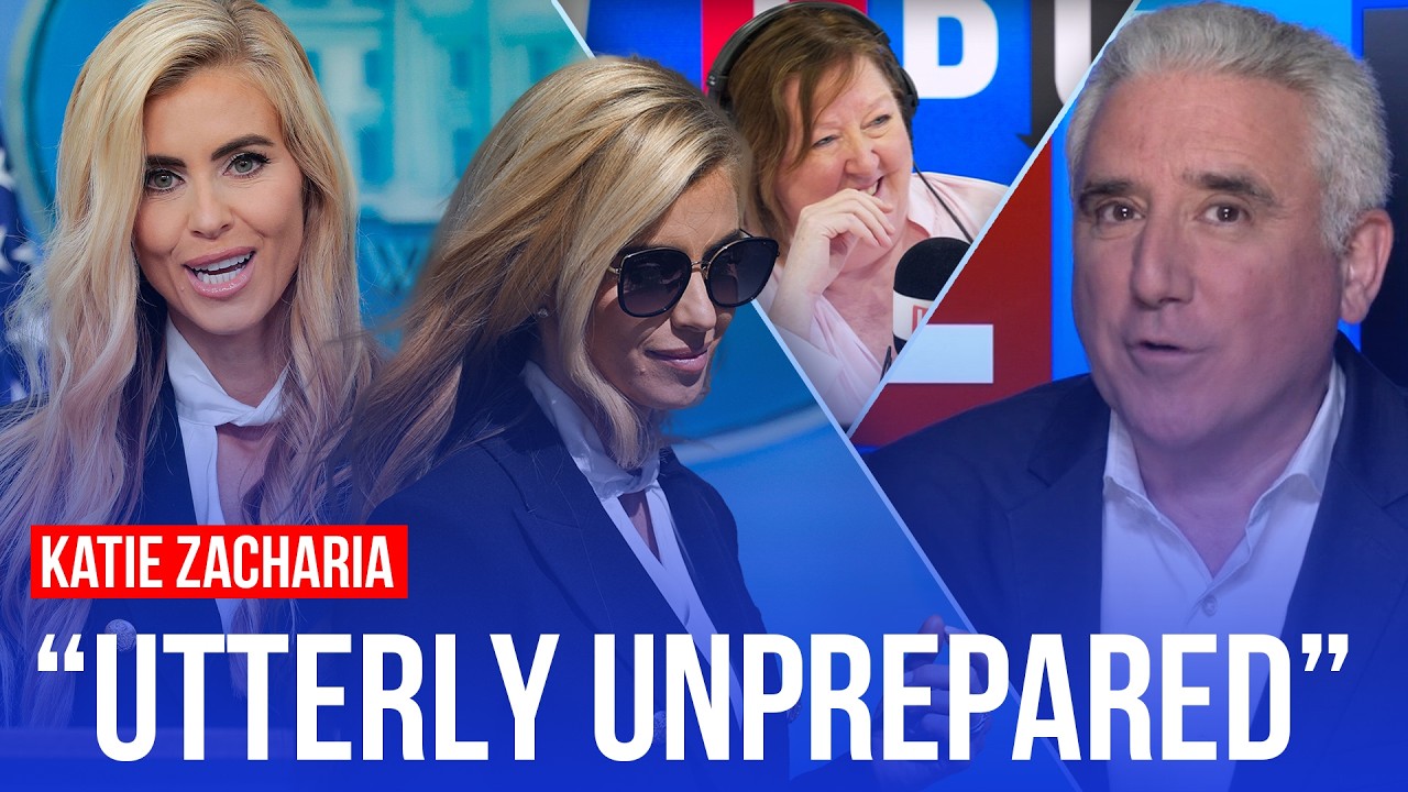 Video thumbnail for Katie Zacharia has 'catastrophic debut' as Trump's new Press Secretary