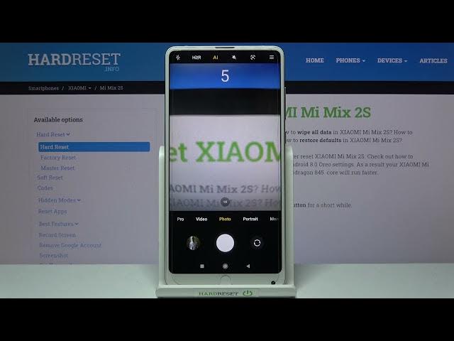 Video thumbnail for How to Activate Camera Timer in XIAOMI Mi Mix 2S – Take Timed Photo