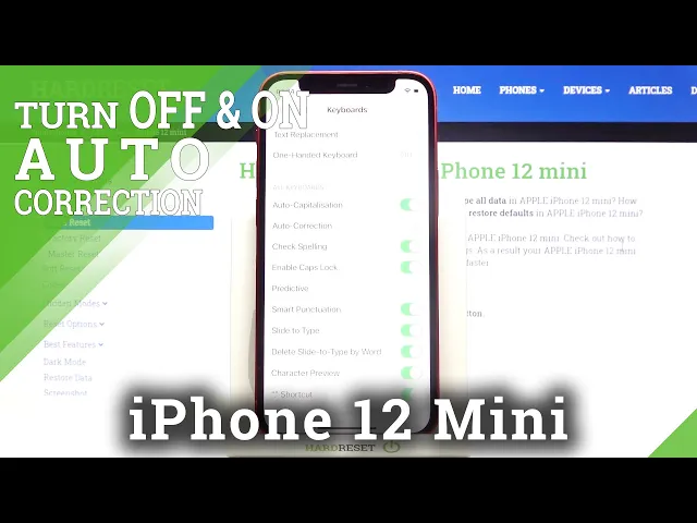 Video thumbnail for iPhone 12 Mini - Turn On Auto Correction
