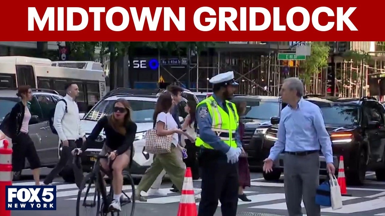 Video thumbnail for Midtown under strict gridlock alert due to World Cup