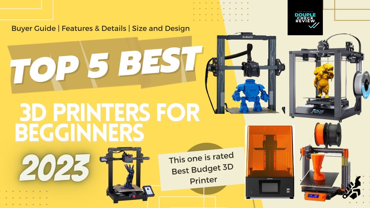 Video thumbnail for Top 5 best 3d printers 2023 for beginners [This one is rated Best Budget 3D Printer]