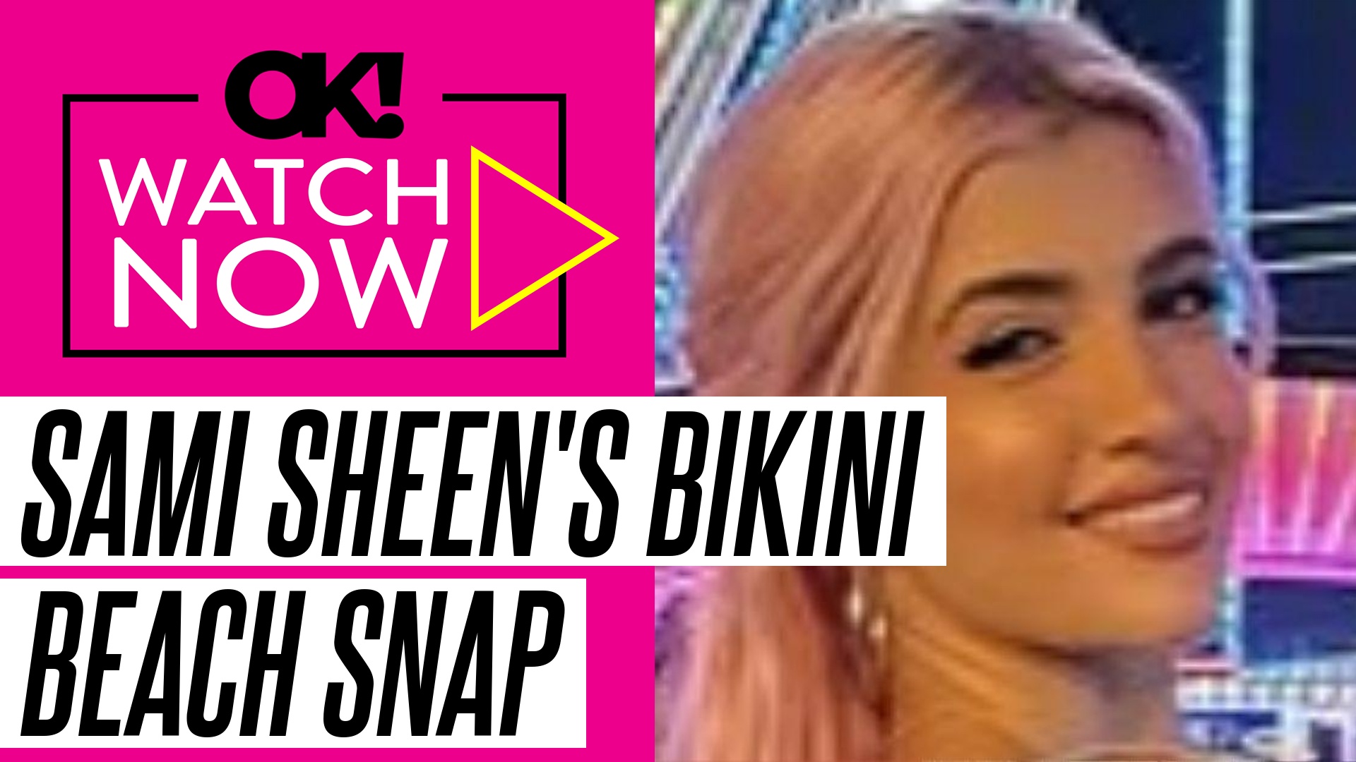'Video thumbnail for Bikini-Clad Sami Sheen Flaunts Her New Assets in Skimpy Beach Photo'