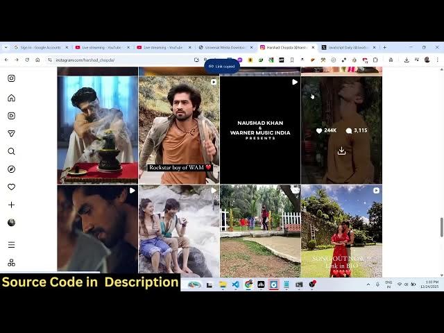Video thumbnail for Build Ultimate Social Media Downloader: Instagram + Twitter + X | Full Node.js Express Project
