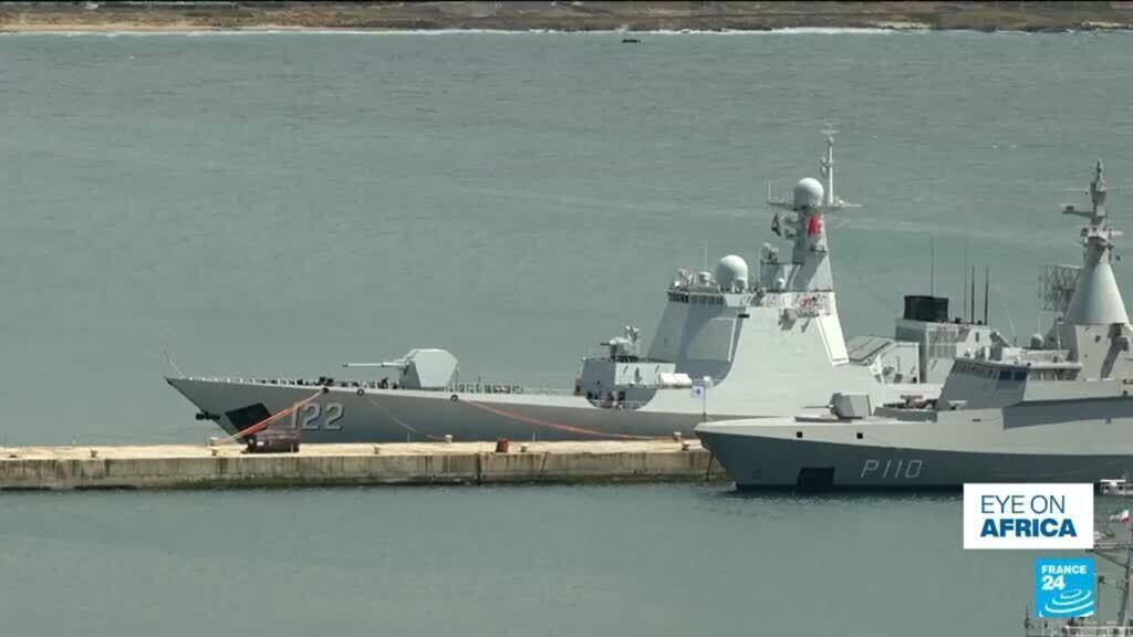 Video thumbnail for China, Russia conclude BRICS+ naval drills in South Africa amid controversy