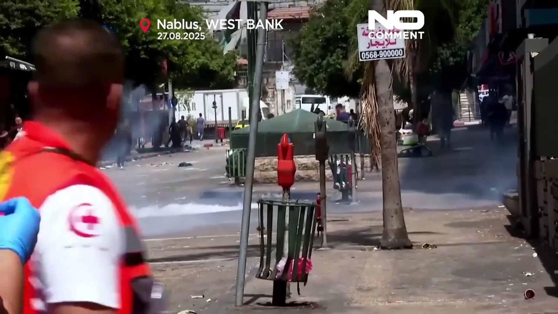 'Video thumbnail for Israeli forces raid Nablus as West Bank violence intensifies'