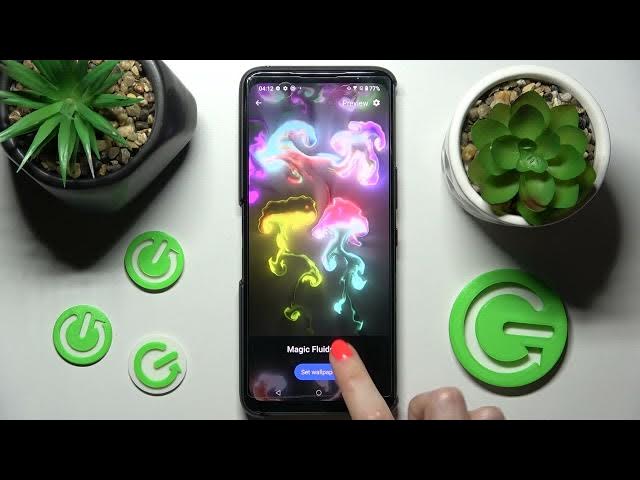 Video thumbnail for How to Download and Apply Live Wallpaper Magic Fluids Free on Asus ROG Phone 6