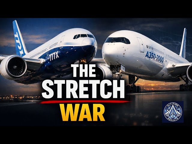 Video thumbnail for 777-10, A350-2000 and the Post-A380 Capacity Battle