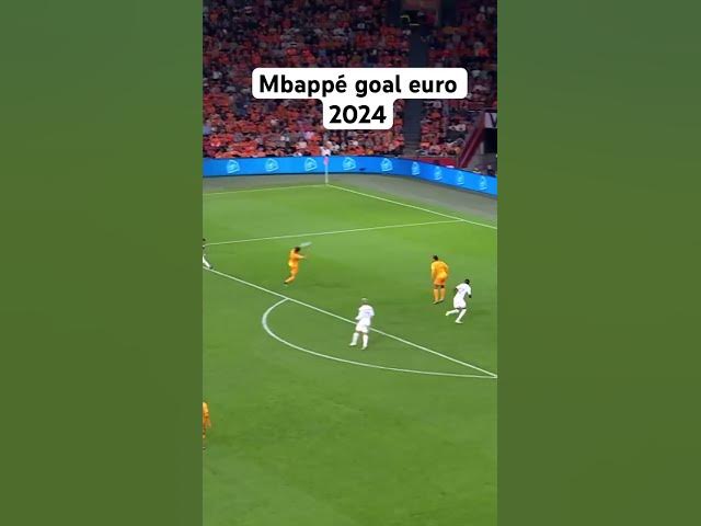Video thumbnail for Kilian Mbappé score air banana at euro 2024