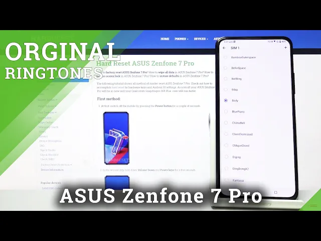 Video thumbnail for Asus ZenFone 7 Pro - Default Ringtones List