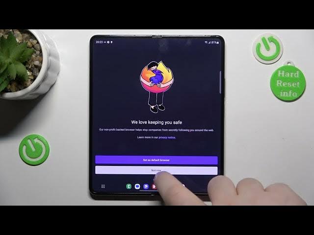 Video thumbnail for How to Install Firefox Browser on Samsung Galaxy Z Fold 5