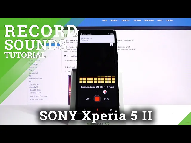 Video thumbnail for How to Record Sounds on SONY Xperia 5 II – Enable Voice Recorder
