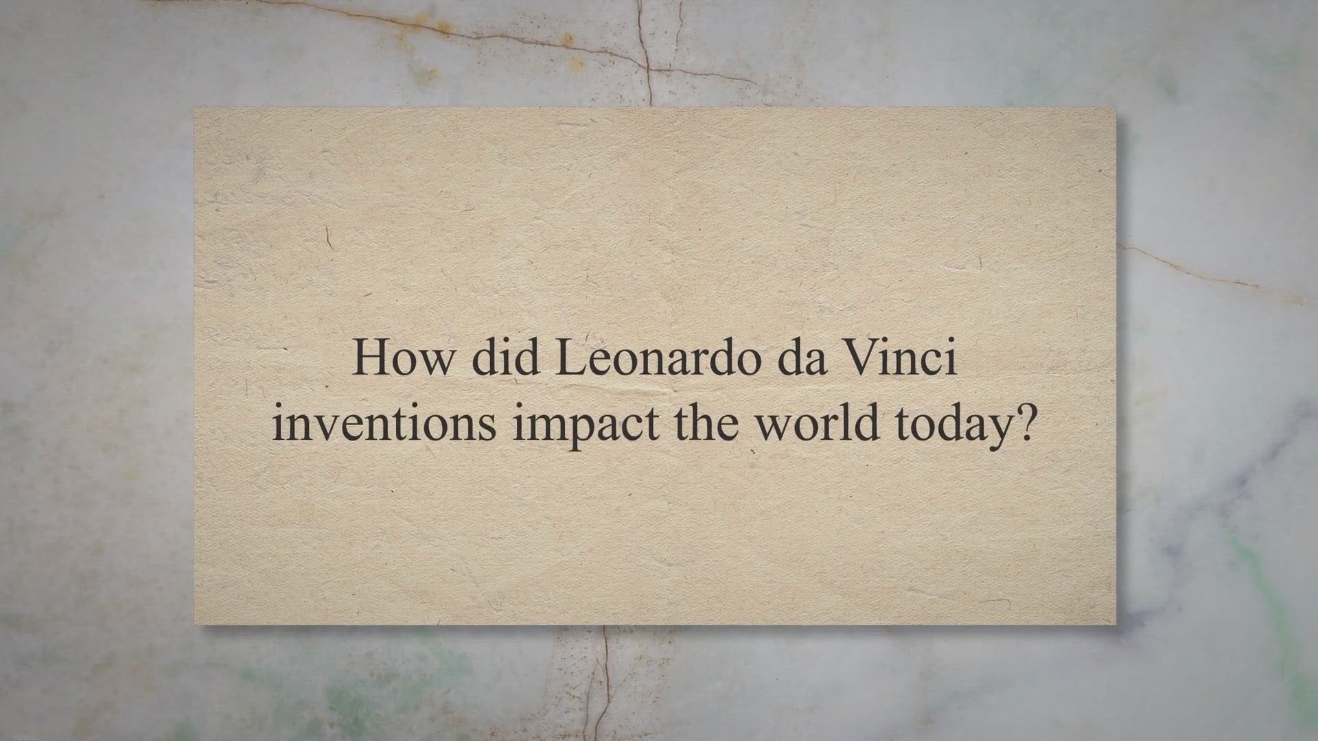 Video thumbnail for Leonardo Inventions Still Used Today