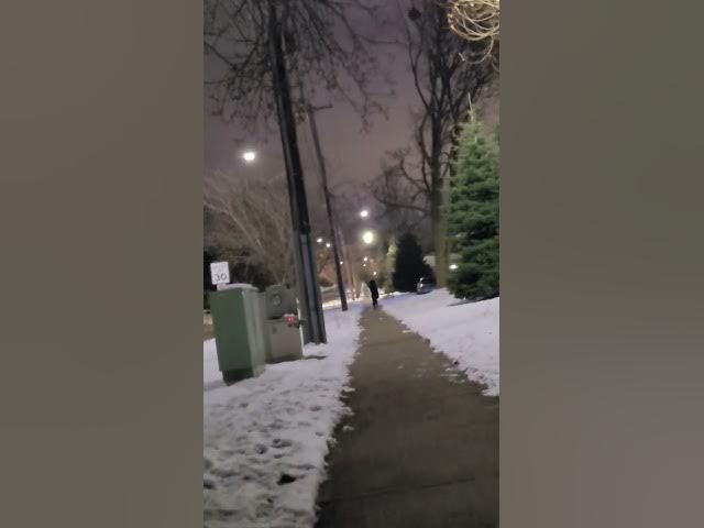 Video thumbnail for tonight very cold snow will be in the way come again soon as possible.