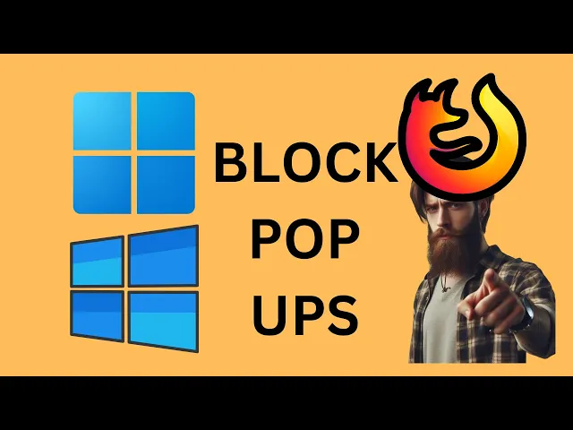 'Video thumbnail for How to Block or Allow Pop ups on Mozilla Firefox in Windows 11 or10 | GearUpWindows Tutorial'