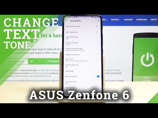 Video thumbnail for How to Activate High Contrast Text in ASUS Zenfone 6