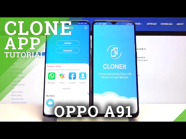 Video thumbnail for How to Set Up New Phone using CLONEit app – Easy file, contacts and music transfer to OPPO A91