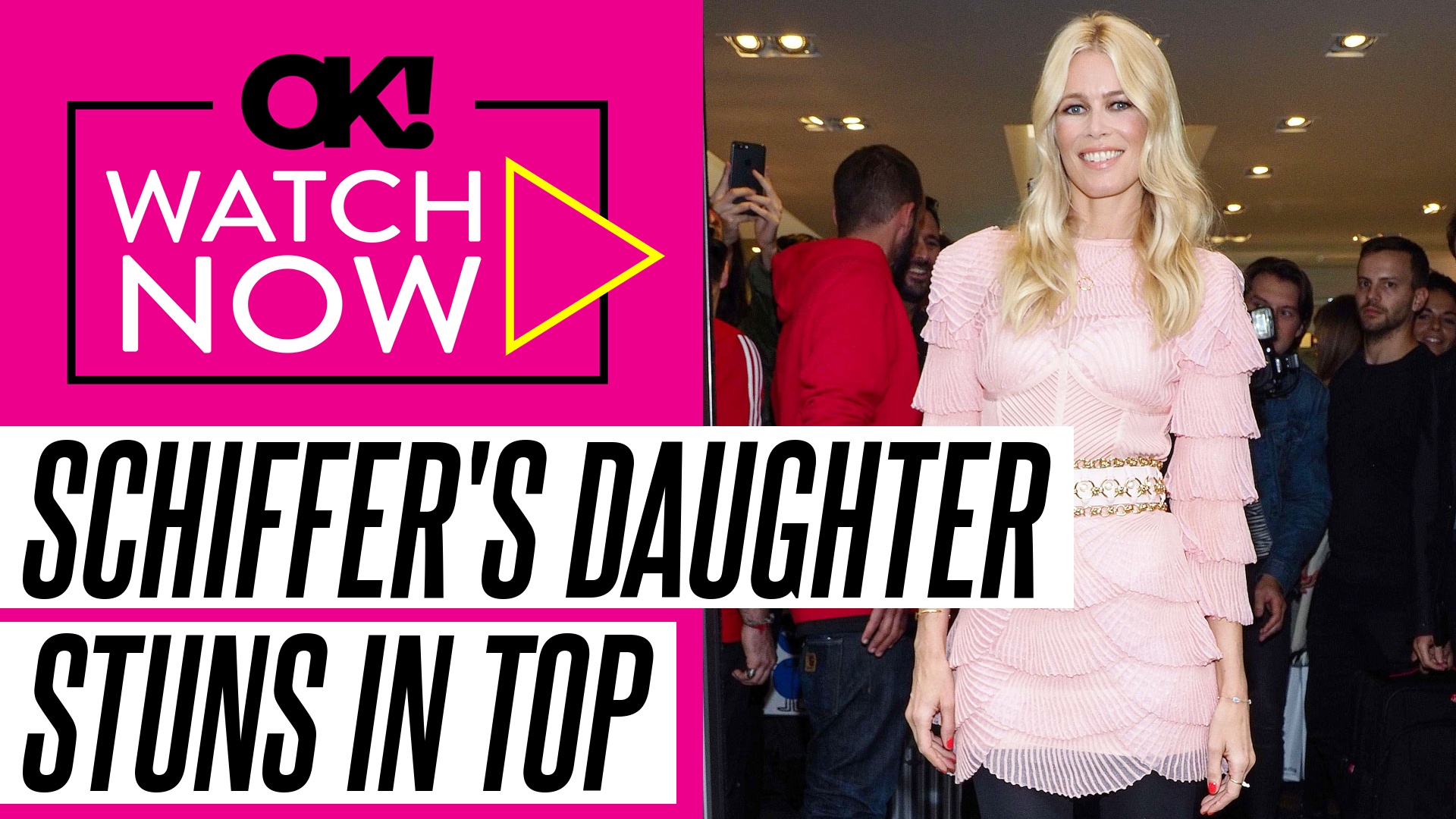Video thumbnail for Claudia Schiffer's Daughter Clementine Turns Heads in Dazzling Push-Up Top: Hot Photos