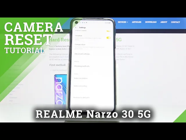 Video thumbnail for How to Reset Camera Settings on REALME Narzo 30 5G – Restore Camera Configurations