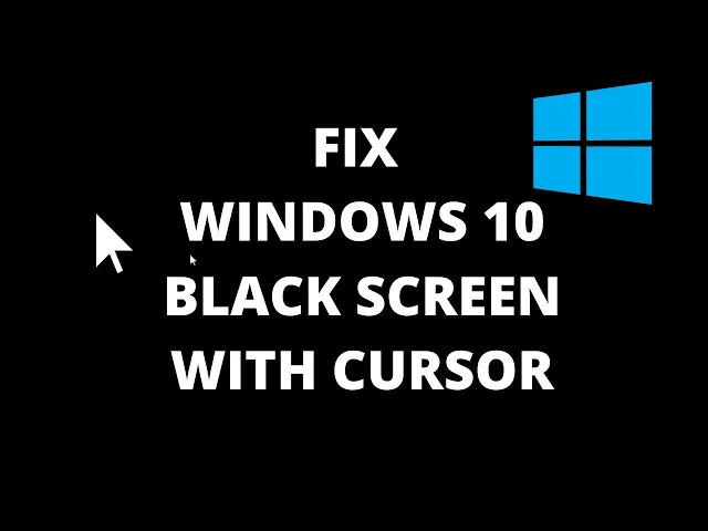 Video thumbnail for Windows 10 - Fix Black Screen With Cursor After Login