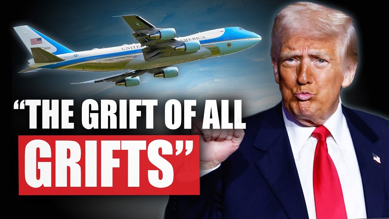Video thumbnail for Trump's Corruption Continues With Luxury Plane "Gift" From Qatar