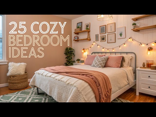 Video thumbnail for 25 Cozy Bedroom Ideas for Small Homes: Maximize Your Space!