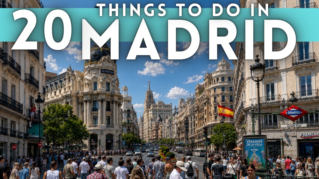 Video thumbnail for Best Things To Do in Madrid Spain 2026 4K
