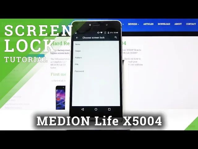 Video thumbnail for How to Add Lock Screen in MEDION Life X5004 – Set Up Password / Screen Lock / Passcode