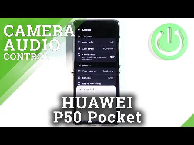 Video thumbnail for How to Use Audio Control Option In Camera in HUAWEI P50 Pocket - Camera Settings