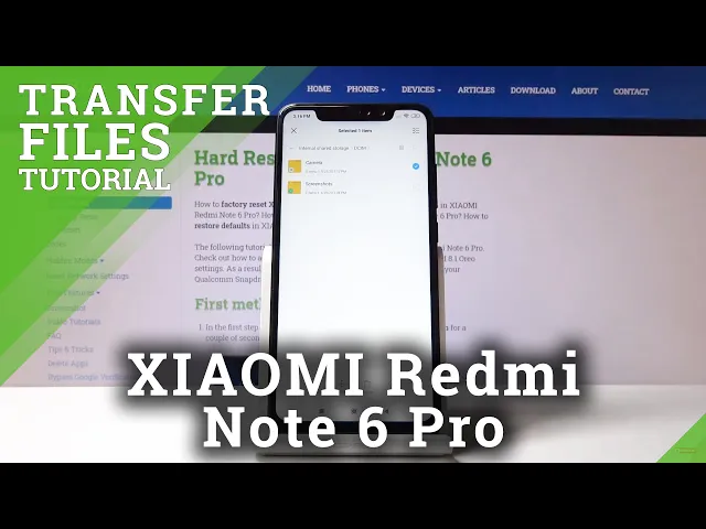 Video thumbnail for How to Transfer Data Files on XIAOMI Redmi Note 6 Pro –  Move Data