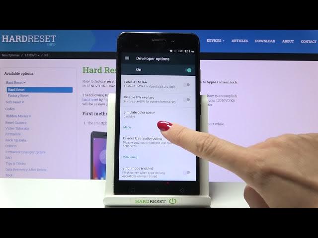 Video thumbnail for How to Open Developer Mode on Lenovo K6 – Enable Developer Options