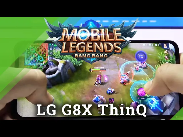 Video thumbnail for Gameplay of Mobile Legends on LG G8X ThinQ - Gaming Test