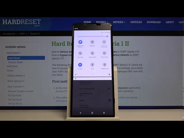 Video thumbnail for How to Allow Camera Location Tags on SONY Xperia 1 II – Activate Location
