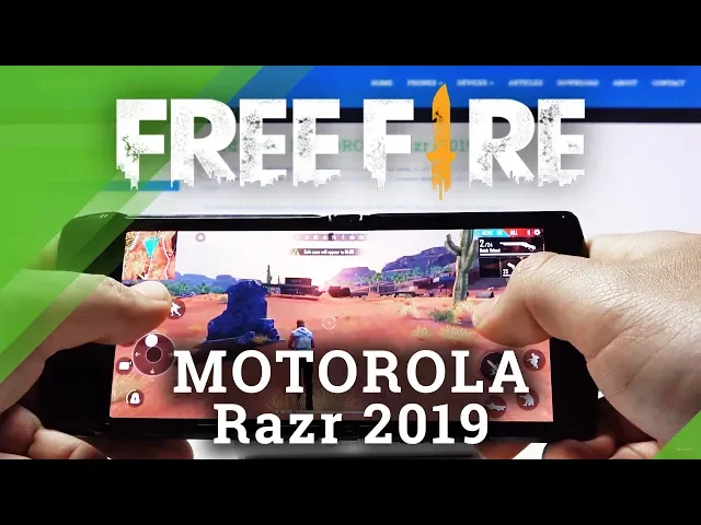 Video thumbnail for Garena Free Fire Gameplay on MOTOROLA Razr 2019 | FPS Review
