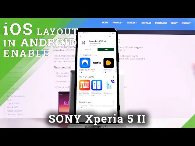 Video thumbnail for How to Download iOS Launcher on SONY Xperia 5 II – iOS Layout