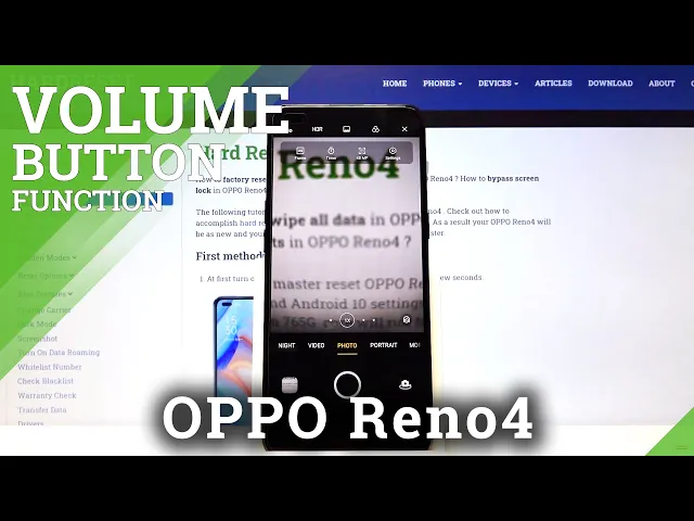 Video thumbnail for How to Change Camera Volume Key in OPPO Reno4 - Set Up Volume Shutter