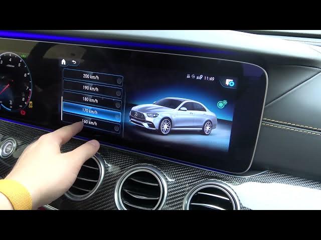 Video thumbnail for How to Limit Speed when You Are Using Winter Tires in Mercedes-AMG E63 S 4MATIC+ - Speed Limiter