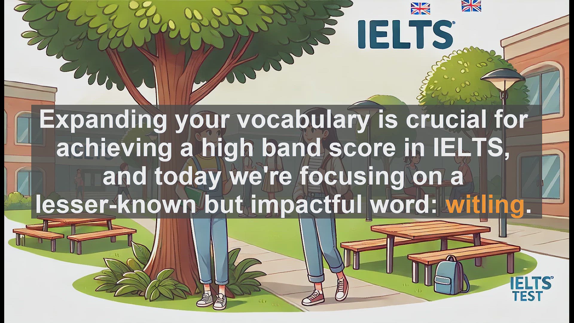 'Video thumbnail for 2000 Must Know IELTS 9.0 Vocabulary - IELTS Vocabulary: Understanding and Using the Word 'Witling''