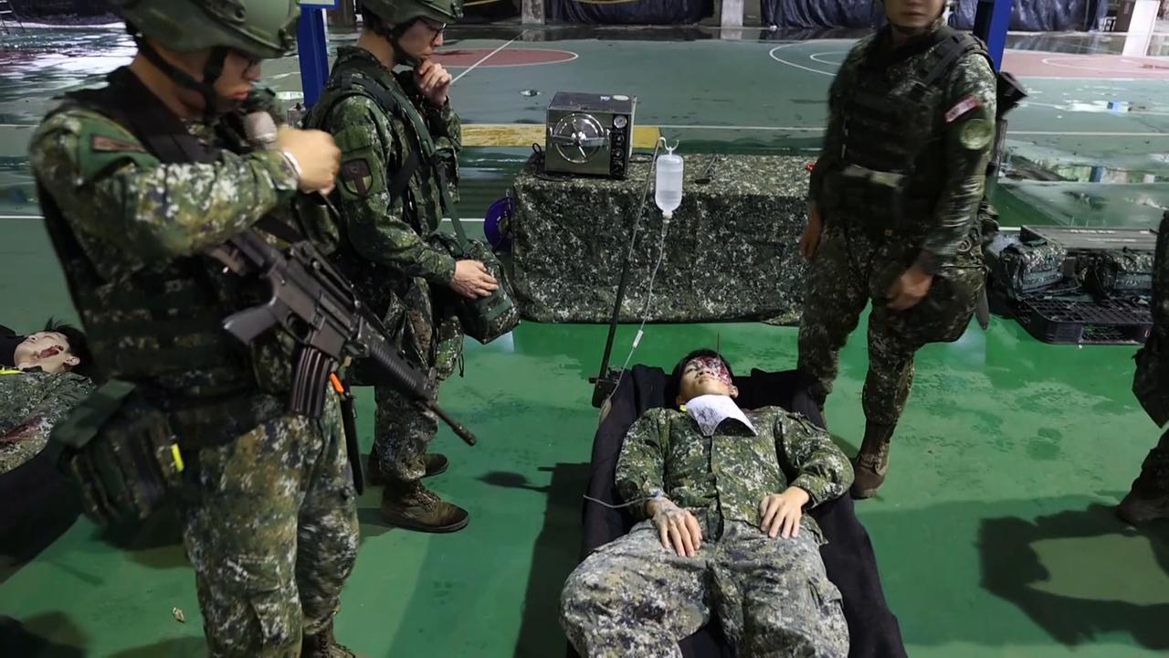 Video thumbnail for Taiwan: Taiwan holds Han Kuang military exercise in Miaoli County.