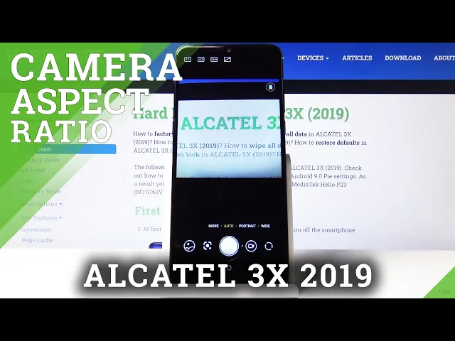 Video thumbnail for How to Change Camera Aspect Ratio in ALCATEL 3X (2019)