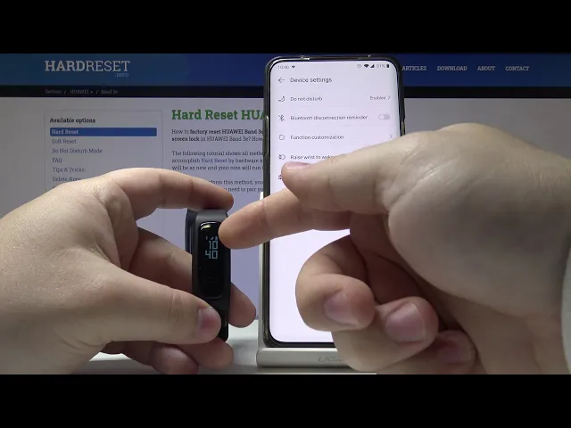 Video thumbnail for How to Activate Do Not Disturb Mode in Huawei Band 3e – Enable DND