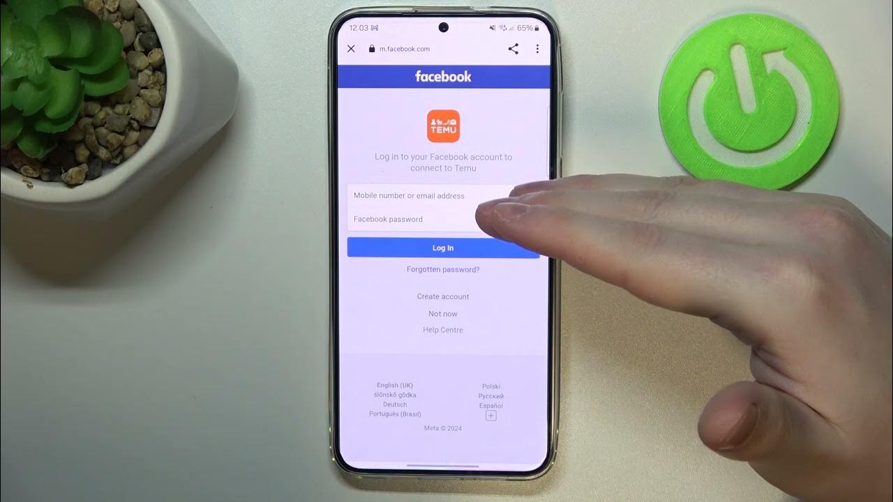 Video thumbnail for How To Link Account With Facebook In Temu App