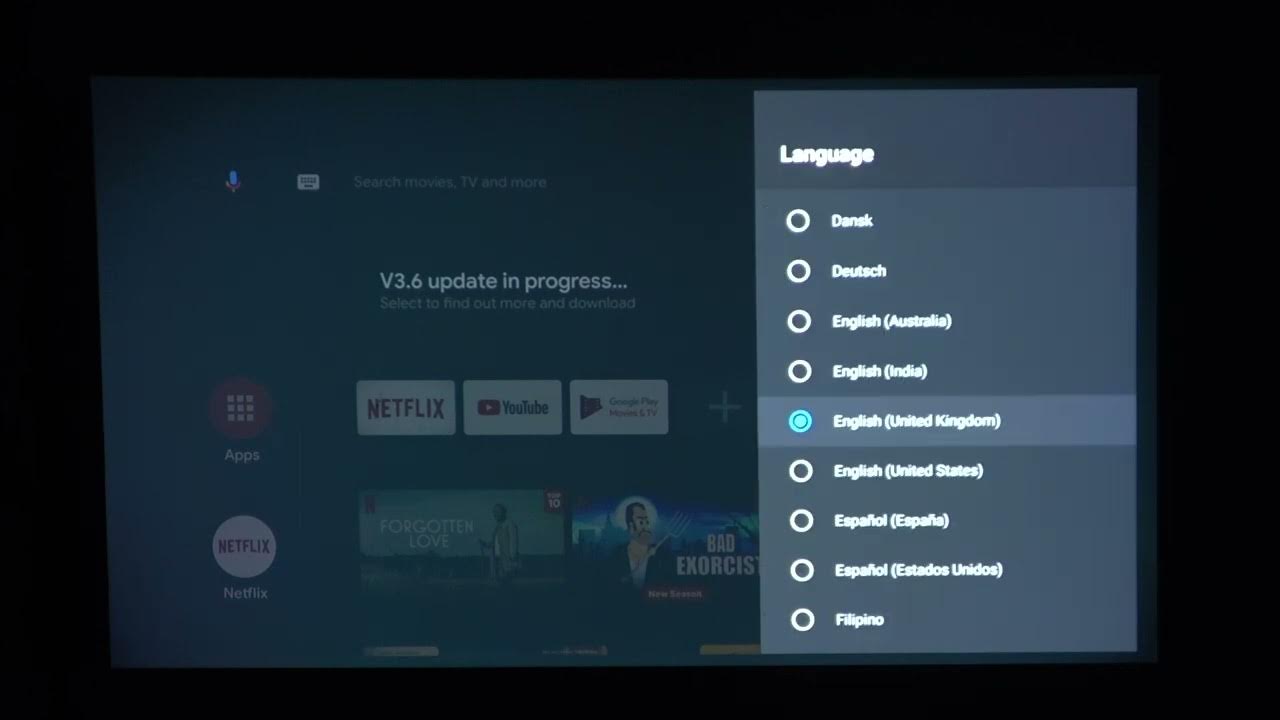 Video thumbnail for How To Change Language On Epson Smart TV Projector