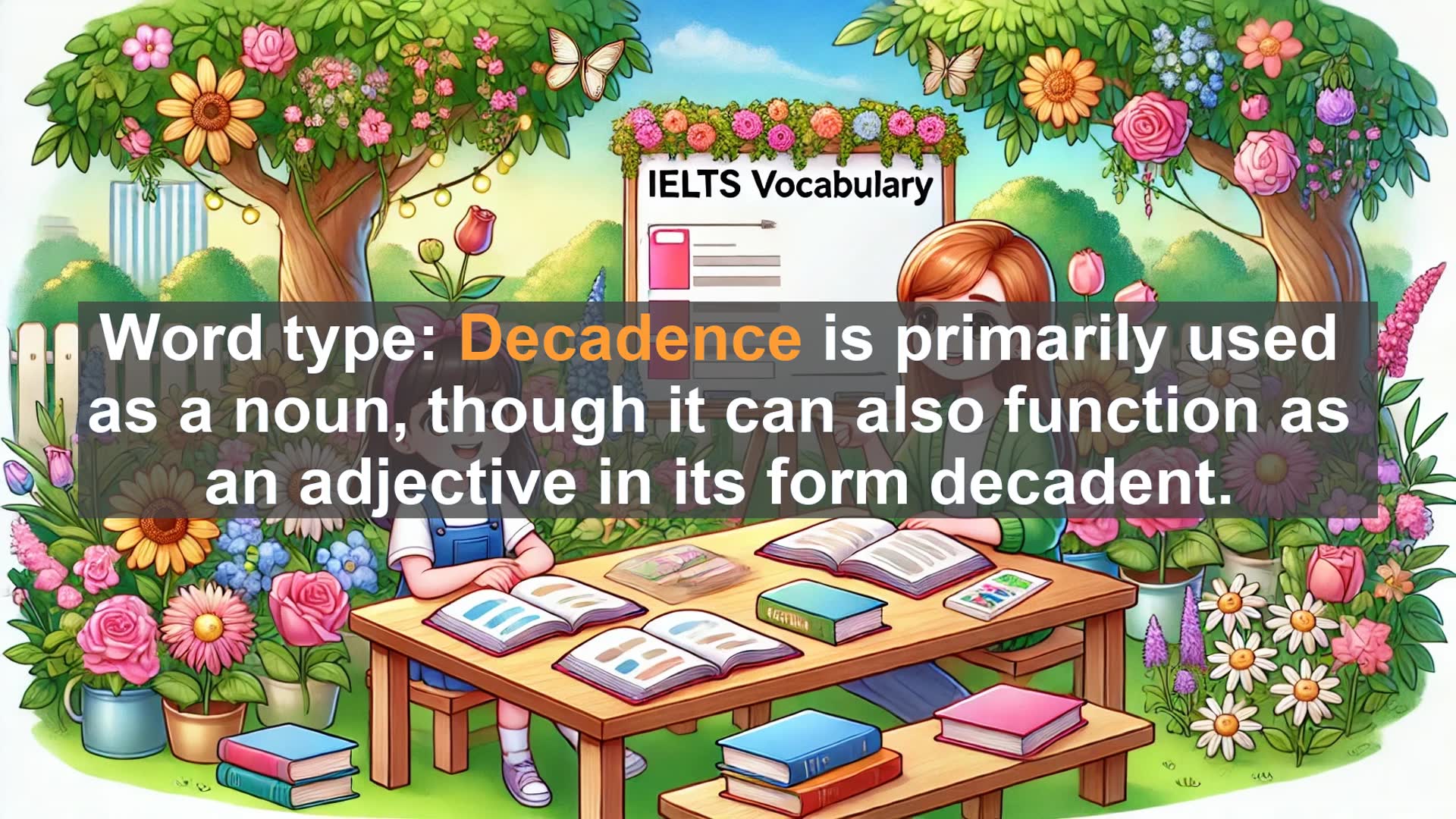 'Video thumbnail for 2000 Must Know IELTS 9.0 Vocabulary - Mastering 'Decadence' for IELTS Success'