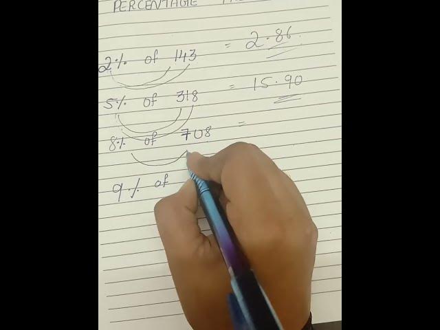 Video thumbnail for Percentage Trick