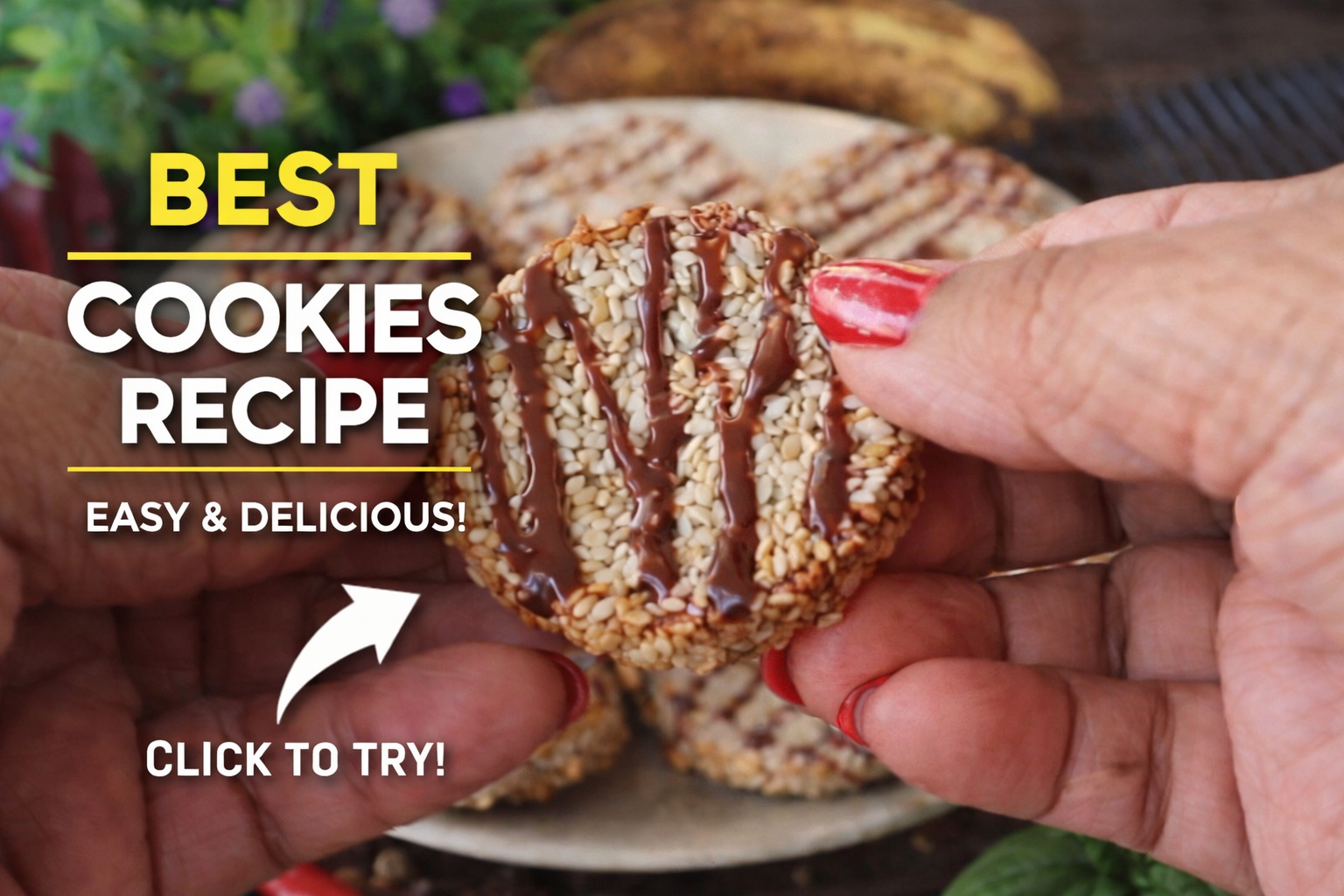 Video thumbnail for Best Cookies Recipe - Snacks