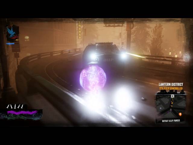 Video thumbnail for inFamous: Second Son - A Huge Fan: Shoot Supports (Overpass) Ambush Convoy, Helicopter Crash Scene