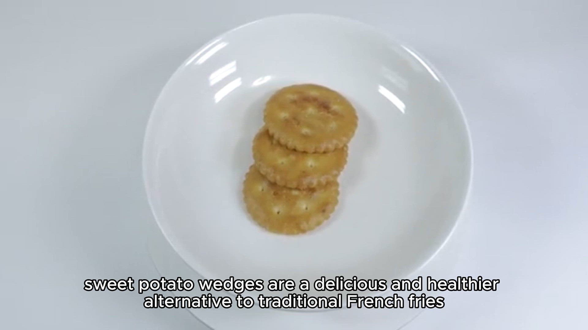 Video thumbnail for Crispy sweet potato wedges recipe