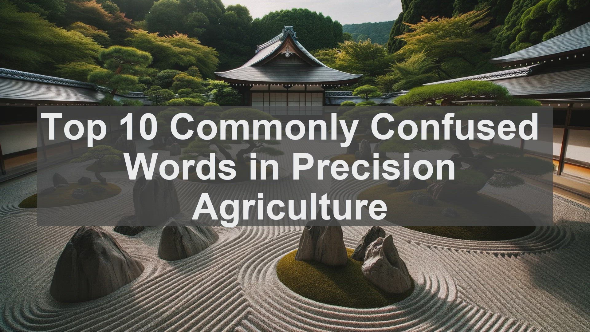 'Video thumbnail for Top 10 Commonly Confused Words in Precision Agriculture'