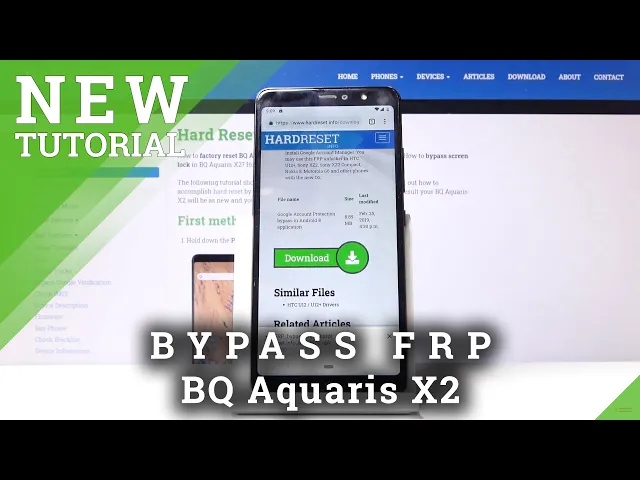 Video thumbnail for Skip FRP on BQ Aquaris X2 – Quick Guide to Bypass Google Reset Block